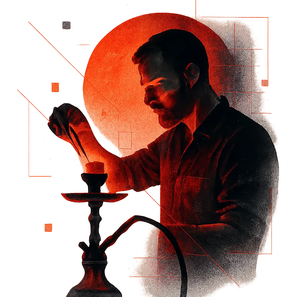 Expert shisha preparation